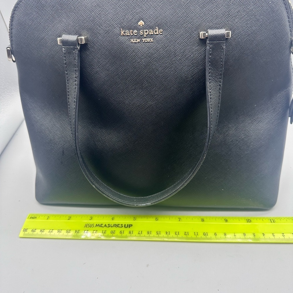 Kate Spade NY Patterson Dr black full zip satchel - Picture 7 of 14